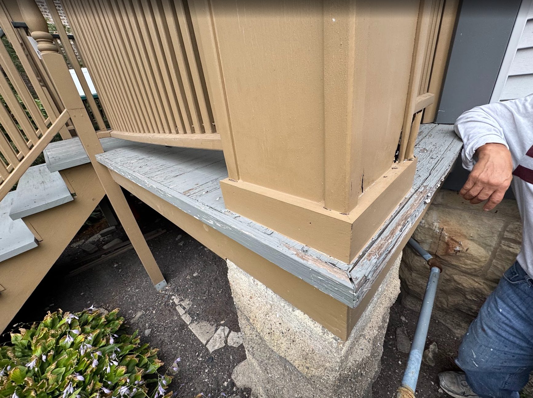 Deck Stair Repair 2