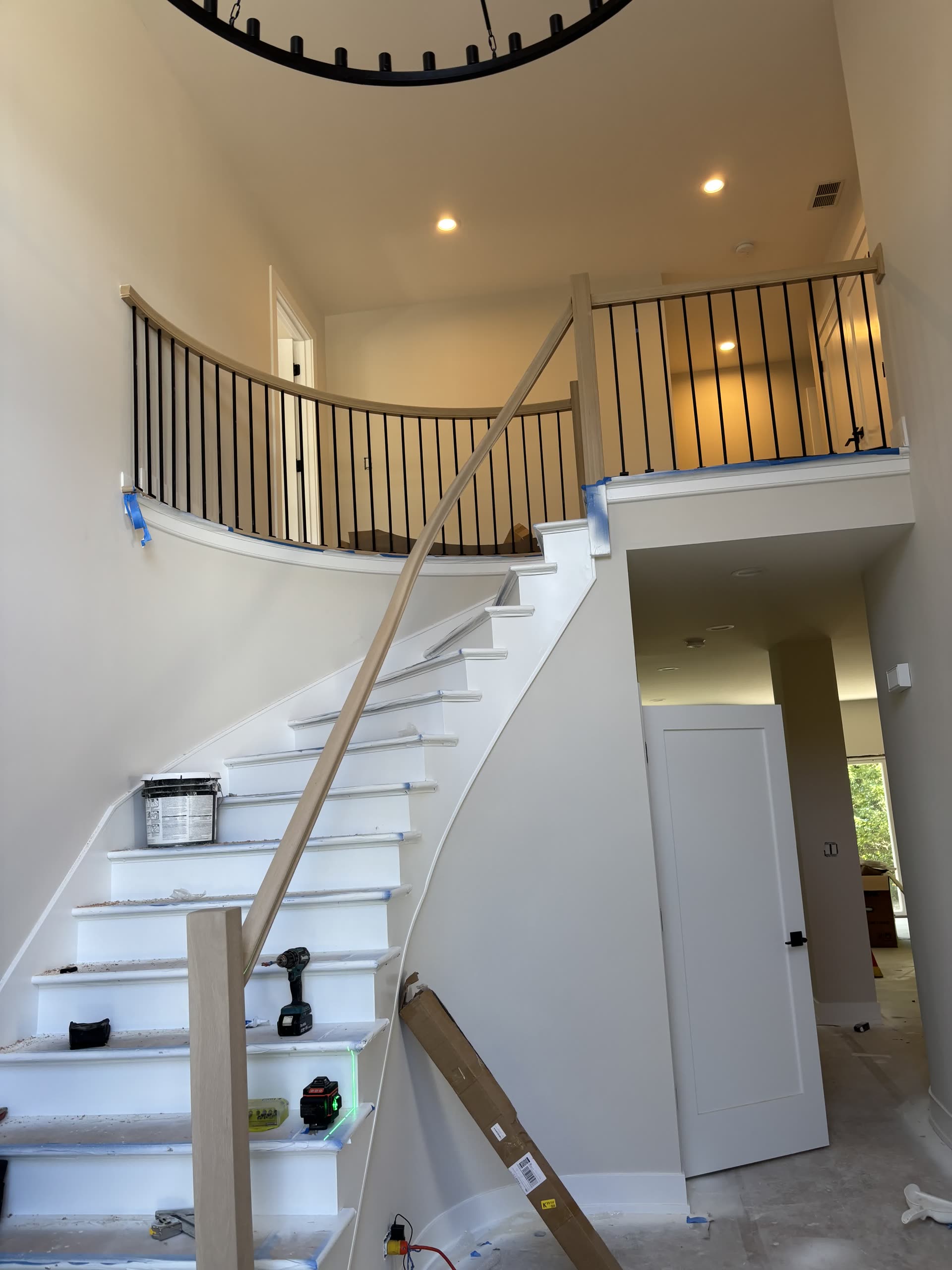 Curved staircase rebuild 1
